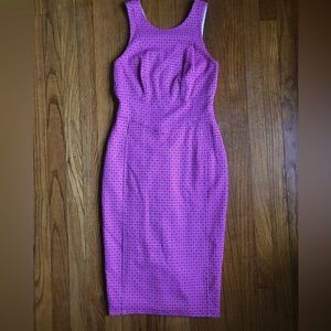 I Heart Ronson Pink Jacquard Bodycon Dress